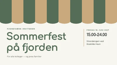 Sommerfest — program til personalet