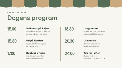 Side 2 af Sommerfest — program til personalet
