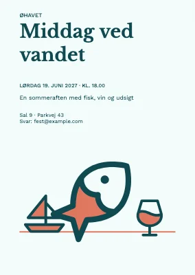 Middag ved vandet