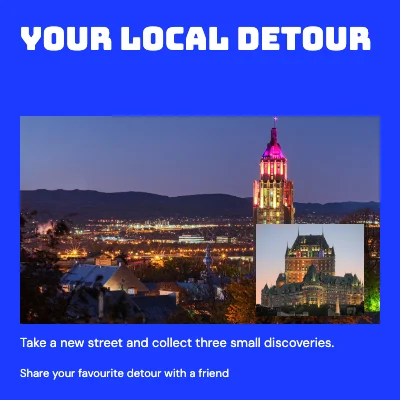 Your local detour · electric studio