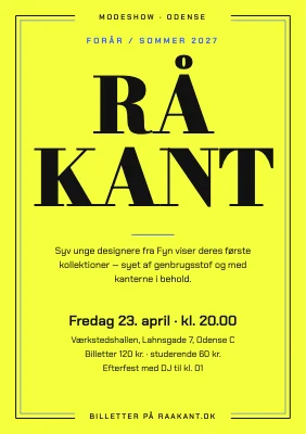 Modeshow — rå kant