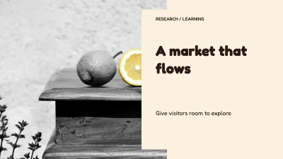 A market that flows