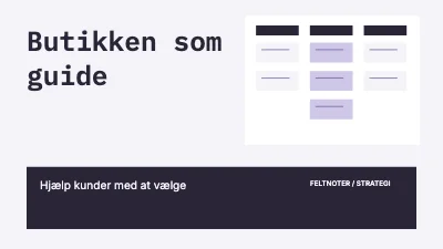 Butikken som guide