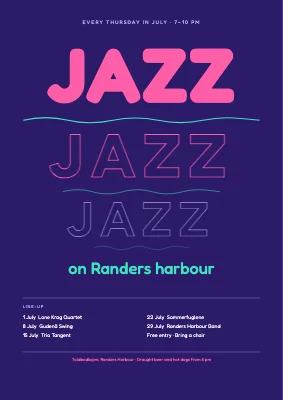 Harbour jazz — the word echoes across the water