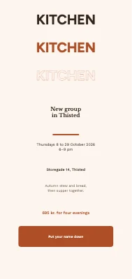 Cookery class in Thisted