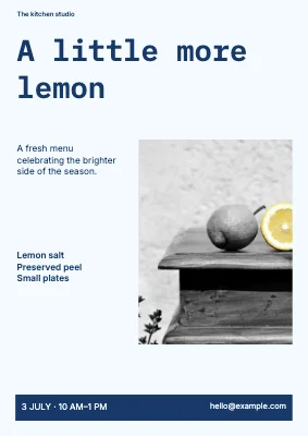 A little more lemon