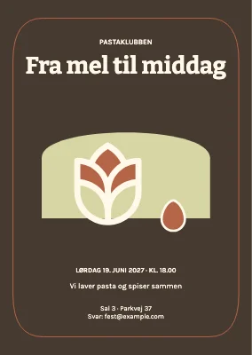 Fra mel til middag