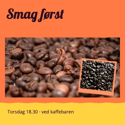 Smag først · Solskinscafé