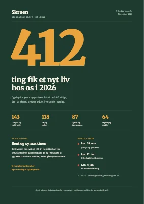 Nyhedsbrev — reparationscafé