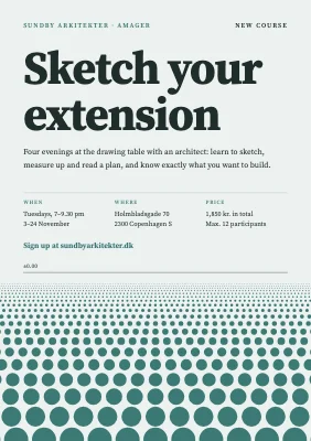 Architecture studio — evening sketching course