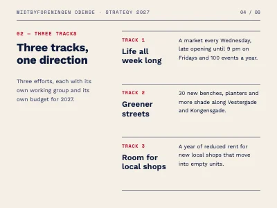 Page 4 of Strategy 2027 — editorial presentation
