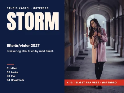 Modekollektion — lookbook efterår/vinter