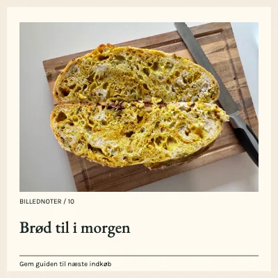 Brød til i morgen · Arkivramme