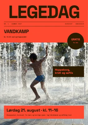 Legedag i parken — magasinforside