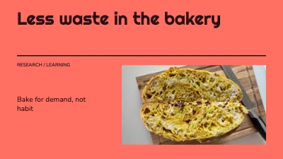Less waste in the bakery