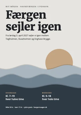 Havnefærge — sæsonstart