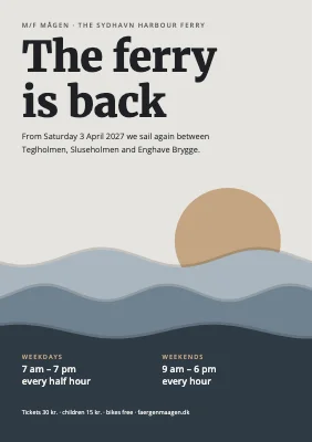 Harbour ferry — new season