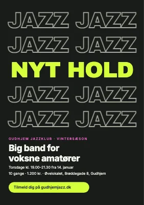 Jazzklub — nyt big band-hold