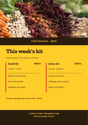 Meal kit — Torvekassen Køge