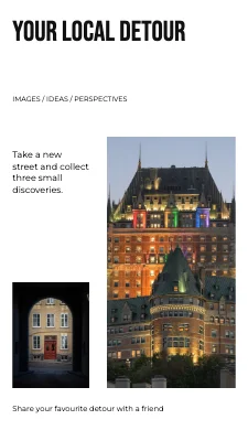 Your local detour · magazine contents