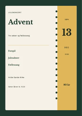 Julekoncert — Hvide Sande