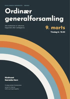 Generalforsamling i roklubben — Rønne