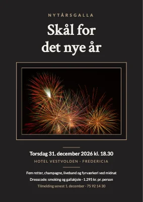 Nytårsgalla — invitation