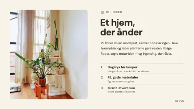 Side 3 af Interiørkoncept — byhus i Slagelse