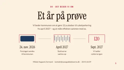 Side 6 af Projektforslag til kommunen — cykelparkering