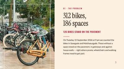 Page 3 of Proposal to the council — bike parking