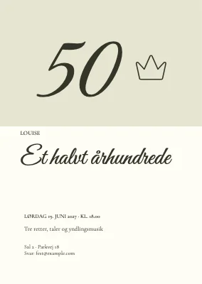 Et halvt århundrede