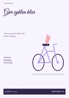 Gør cyklen klar