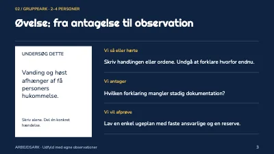 Side 3 af Fælleshaven gennem sæsonen