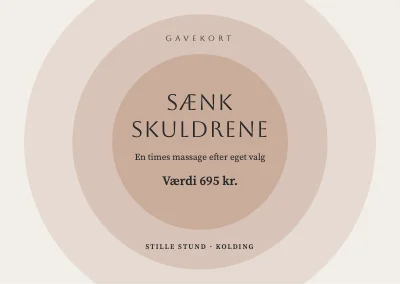 Gavekort — massage
