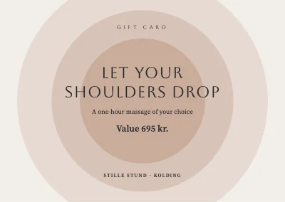 Gift card — massage