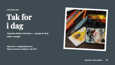 Side 7 af Workshop i kreativitet — Tegn først