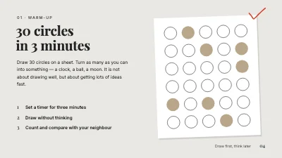 Page 4 of Creativity workshop — Draw first