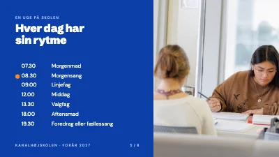 Side 5 af Højskolens kurser — forår i København