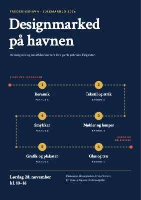 Designmarked — rute gennem pakhusene