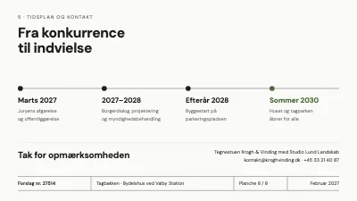 Side 8 af Arkitektkonkurrence — bydelshus med tagpark