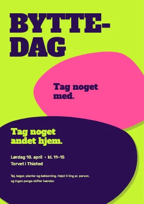 Byttedag i Thisted — klippede papirformer