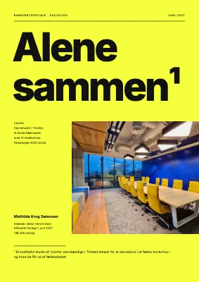 Speciale — coworking-fællesskab