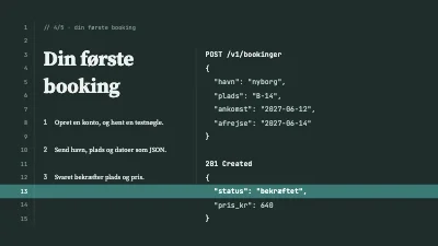 Side 4 af API-introduktion — havnepladser