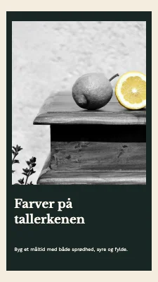 Farver på tallerkenen · Bogomslag