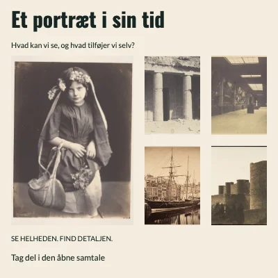 Et portræt i sin tid · Fotografisk billet