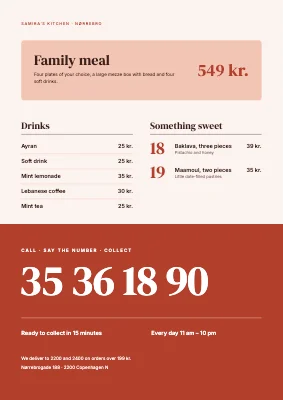 Page 2 of Takeaway — mezze and shawarma