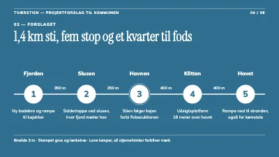 Side 4 af Projektforslag til kommunen — sti