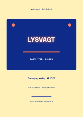 Babysitter — Lysvagt i Skagen