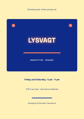 Babysitter — Lysvagt in Skagen