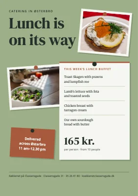 Catering — office lunch